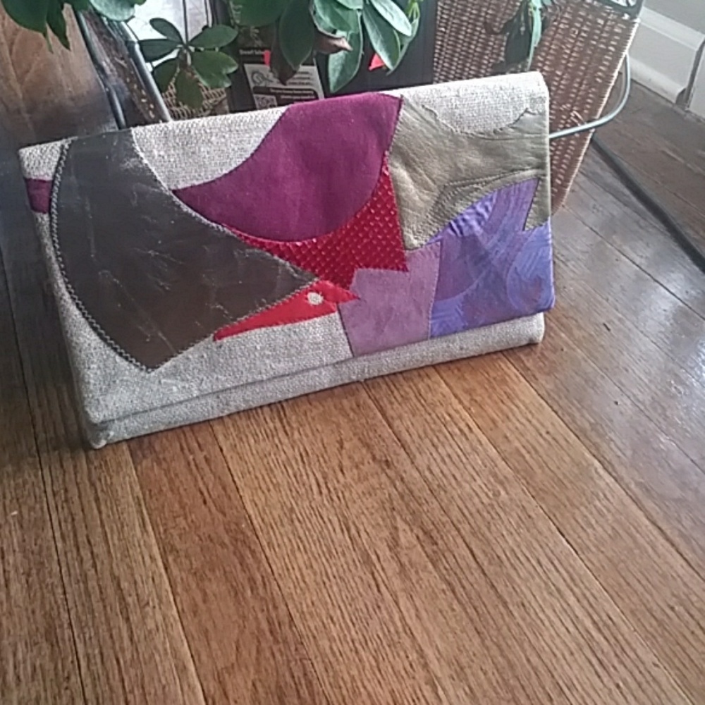 Opulent Containers Patchwork Clutch